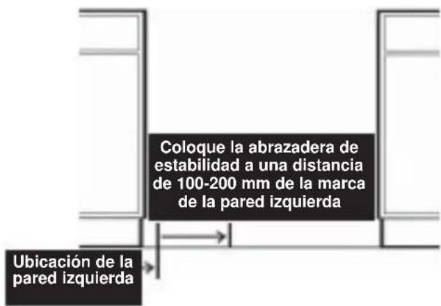 INDESIT SAN 300 S (FR) - Abrazadera de estabilidad (sólo para el modelo SAN400): - 2