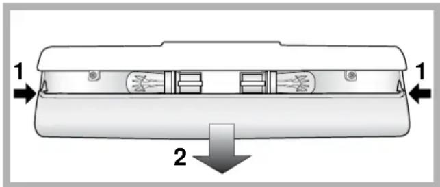 INDESIT SAN 300 S (FR) - Substituição da lâmpada - 1