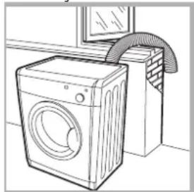 INDESIT IDV 75 (ZA) - Ventilacao atraves de una janela aberta - 1