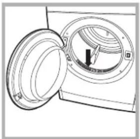INDESIT IDV 75 (ZA) - Nettoyage du filtré après chaque cycle - 1