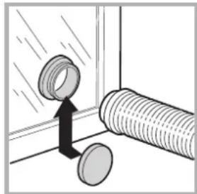 INDESIT IDV 75 (ZA) - Furo de ventilação na janela - 1