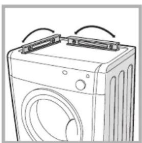 INDESIT IDV 75 (ZA) - Placement du sèche-linge de niveau - 1