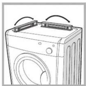 INDESIT IDV 75 (ZA) - Levelling the tumble dryer - 1