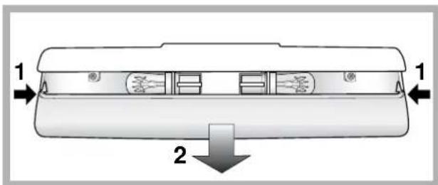 INDESIT BAAN 13 VS (FR) - Remplacement de l'ampoule d'éclairage - 1