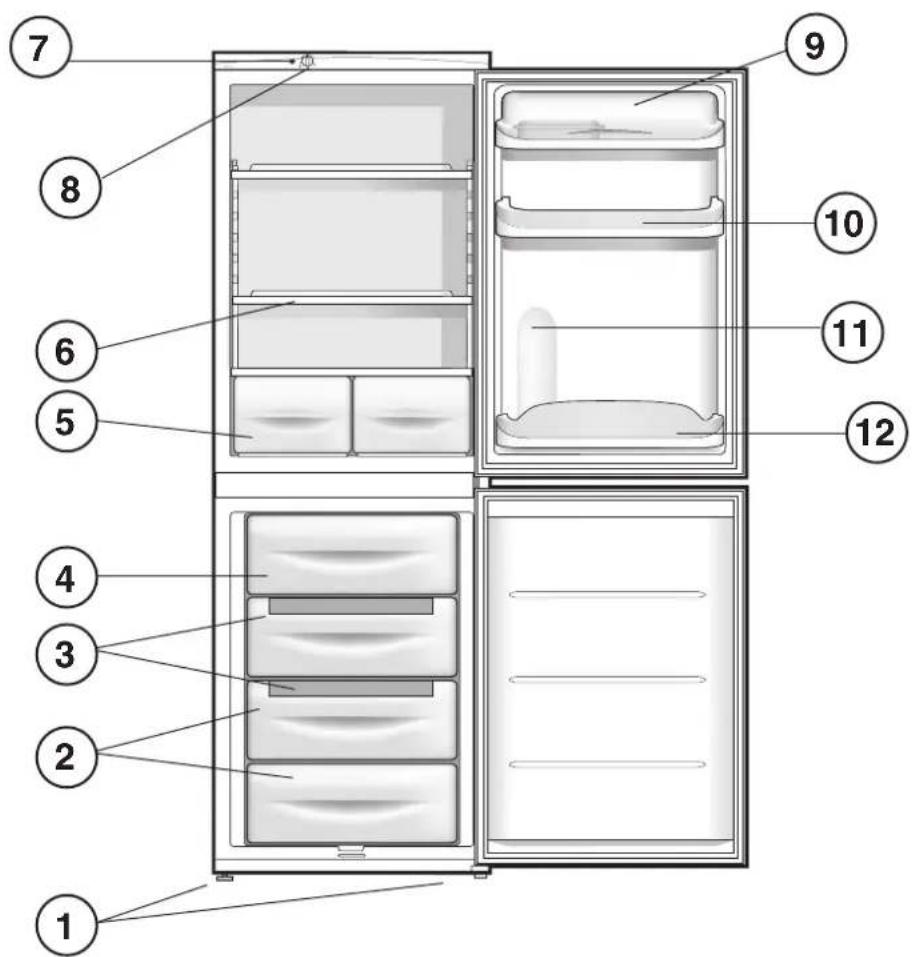 INDESIT CAA 55 NF.1 - 3araIbHn BnIgIaI - 1