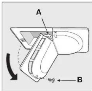 INDESIT CAA 55 NF.1 - Sustituir la bombilla - 1