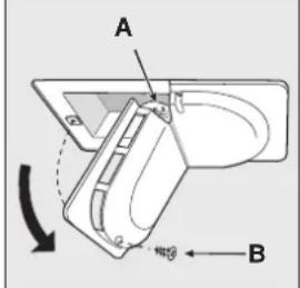 INDESIT CAA 55 NF.1 - Lampenaustausch - 1