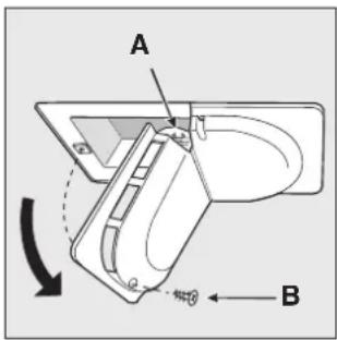 INDESIT CAA 55 NF.1 - Remplacement de liampoule déclairage - 1