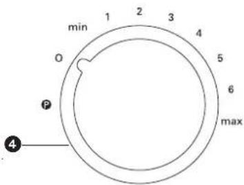 KENWOOD KMM021 - velocità selezionabili ① - 4
