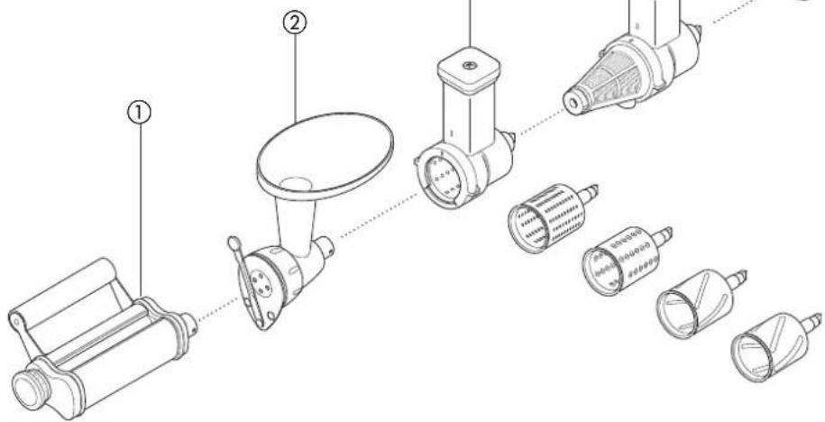 KENWOOD KMM021 - picador rotativo - 1