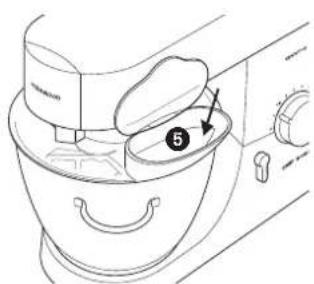 KENWOOD KMM021 - come montare ed usare il paraspruzzi - 2