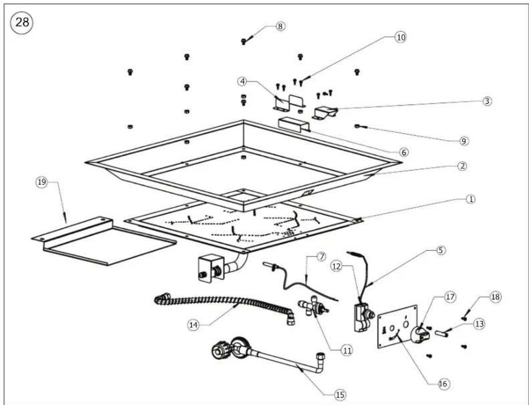 Napoleon MUSK1BZ - PARTS DIAGRAM MUSK1 - 5