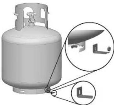 Napoleon GPFL48MHP - Cylinder Retaining Bracket - 1