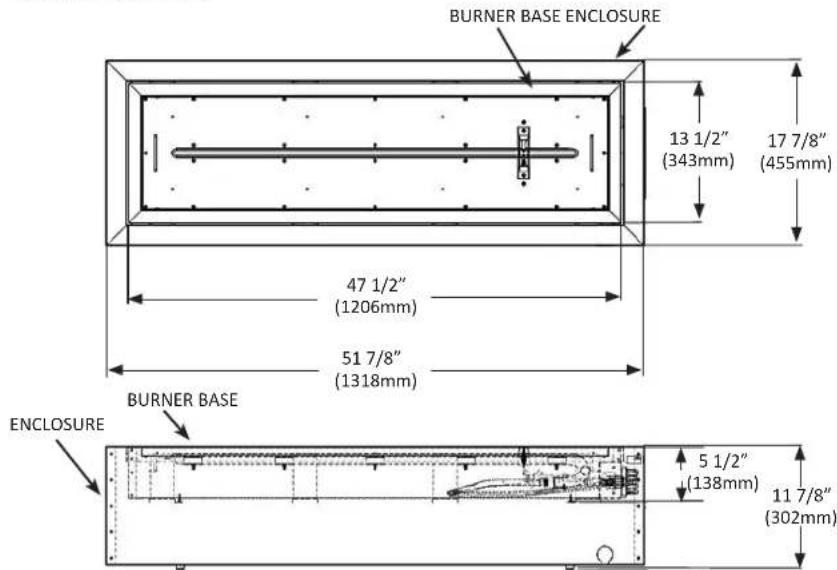 Napoleon GPFL48MHP - DIMENSIONS - 1