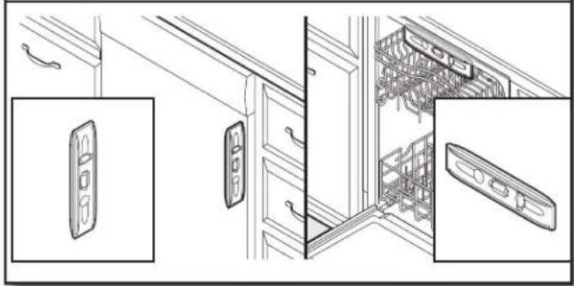 KITCHENAID KDTM404KBS - CompruebeOTHEREALINEAMIENTO de la lavavajillas con la abertura del gabinete - 1