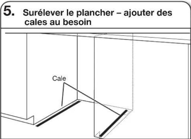 KITCHENAID KDTM404KBS - INSTALLER LA BARRIERE ANTI-HUMIDITE EN OPTION - RECOMMANDEE POUR LES COMPTOIRS EN BOIS - 2
