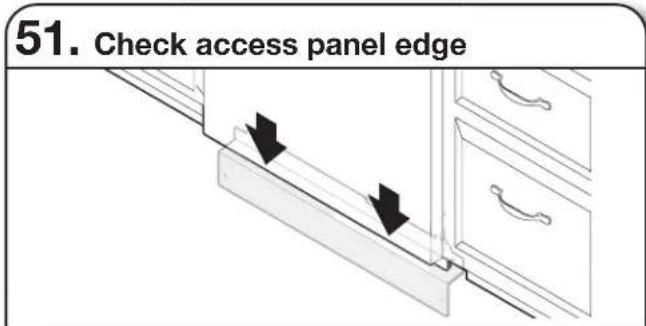 KITCHENAID KDTM404KBS - Reinstall access panels and fasteners - 3