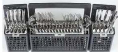 GE CDT875M5NS5 - Chorros de Agua para la Limpieza Profunda de Utensilios de Plata (en algunos modelos) - 6