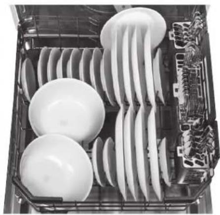 GE CDT875M5NS5 - couverts -Panier inférieur - 3