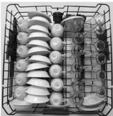 GE CDT875M5NS5 - Place Settings - Upper Rack - 9
