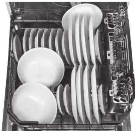 GE CDT845P4NW2 - couverts - Panier inférieur - 1