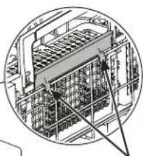 GE CDT845P4NW2 - Chorros de Agua para la Limpieza Profunda de Utensilios de Plata (en algunos modelos) - 2