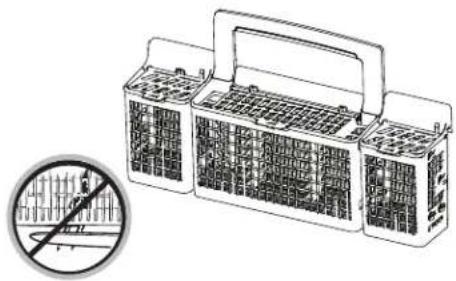 GE CDT845P4NW2 - Deep Clean Silverware Jets (on some models) - 1