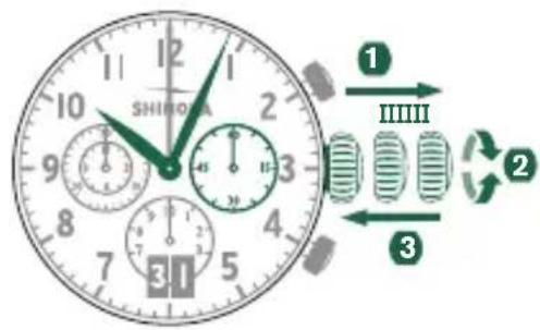 Shinola The Birdy - CONFIGURACION DE LA HORA - 1