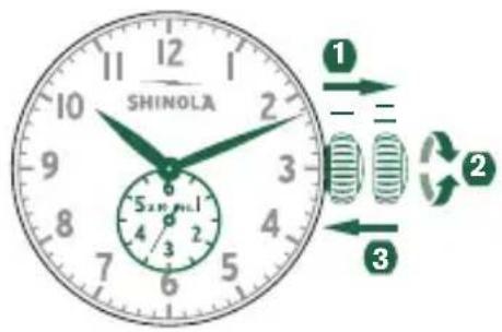 Shinola The Birdy - 時間の設定 - 1