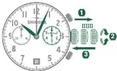 Shinola The Birdy - CONFIGURACION DE LA HORA - 1