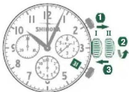 Shinola The Birdy - CONFIGURACION DE LA FECHA - 1