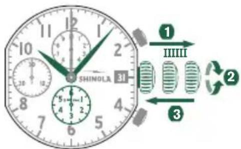 Shinola The Birdy - CONFIGURACION DE LA FECHA - 2