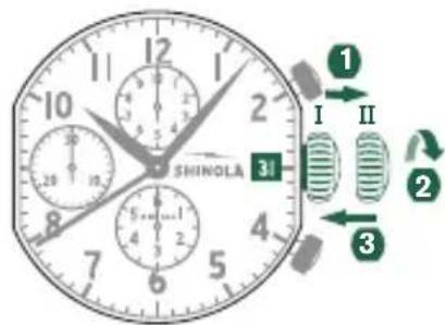 Shinola The Birdy - EINSTELLEN DES DATUMS - 1