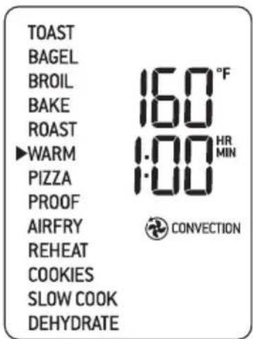 BREVILLE the Smart Oven Air BOV900 - FONCTION WARM (GARDER CHAUD) - 1