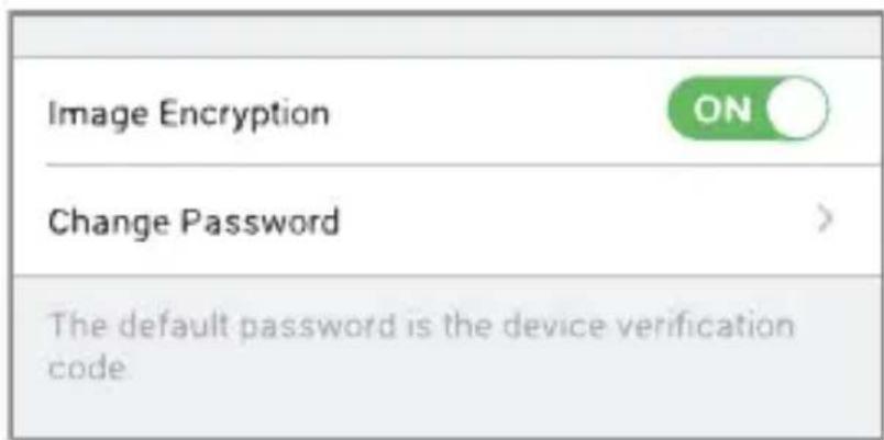 EZVIZ C6CN - Activer « Image Encryption » (Cryptage d'image) - 1