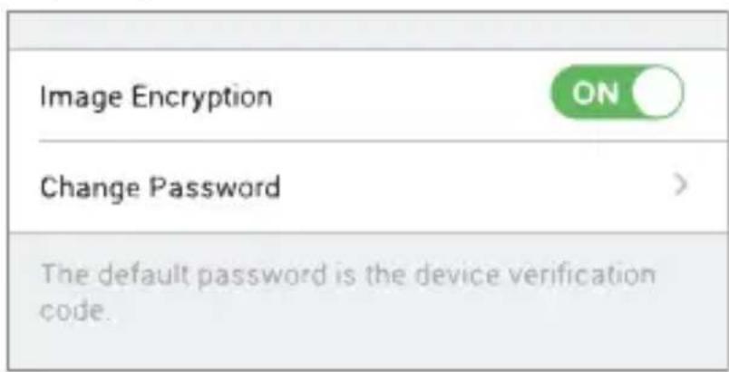 EZVIZ C6CN - Enable the Image Encryption - 1