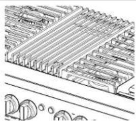 JENN-AIR JDRP548HL - Place grill grate into position. - 1