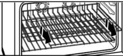 JENN-AIR JDRP548HL - Vider le four et retarder les grilles. - 1