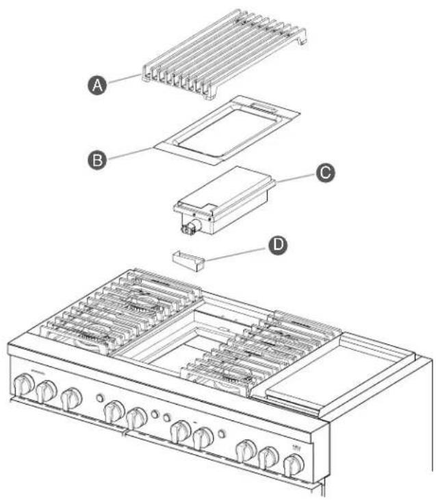 JENN-AIR JDRP548HL - GRILL (on some models) - 1