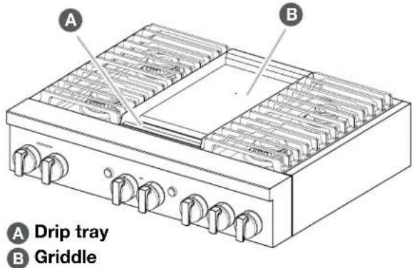 JENN-AIR JDRP548HL - CHROME ELECTRIC GRIDDLE (on some models) - 1