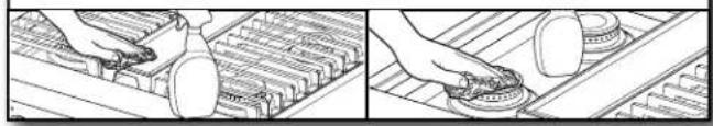 JENN-AIR JDRP636HM - PORCELAIN-COATED GRATES AND CAPS - 1