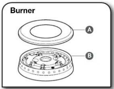 JENN-AIR JDRP636HM - SEATED SURFACE BURNERS - 1