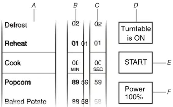JENN-AIR JMW3430IM - Écran d'affichage - 1