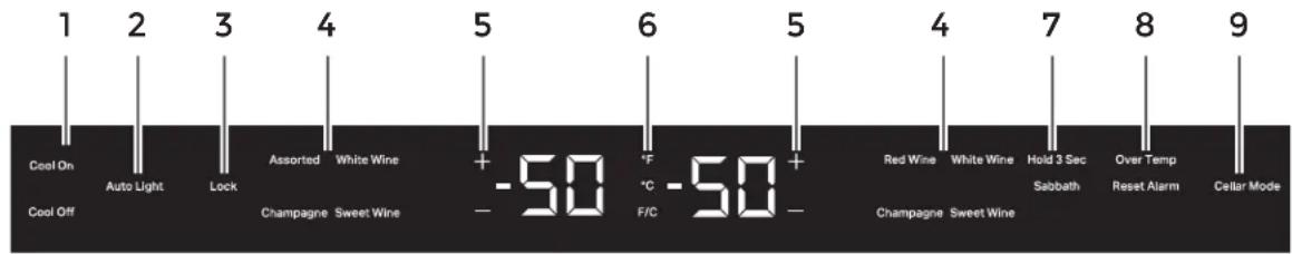 JENN-AIR JUWFR242HM - COMMANDES - 1
