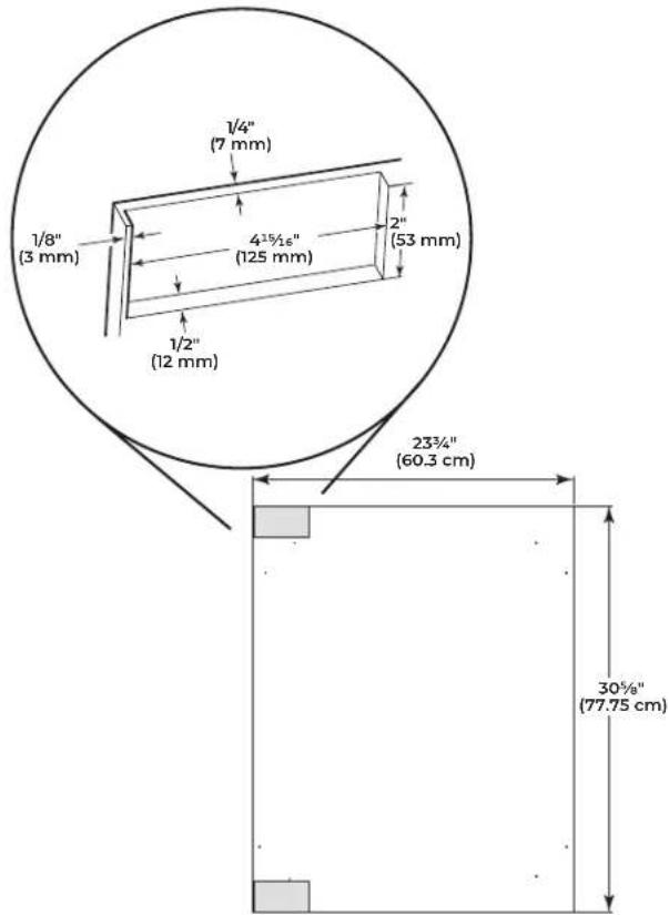JENN-AIR JUWFR242HM - SOLID DOOR OVERLAY PANEL - PREPARATION - 1