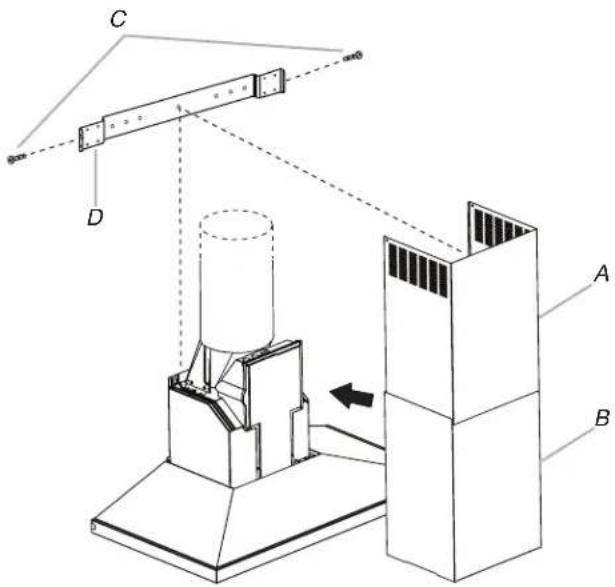 JENN-AIR JXW8530HS - Installation des cache-conduits - 1