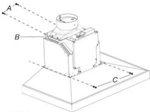 JENN-AIR JXW8530HS - Installation de la hotte - 1