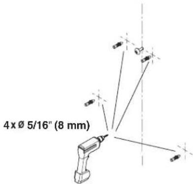 JENN-AIR JVR0436HS - Drill holes - 1
