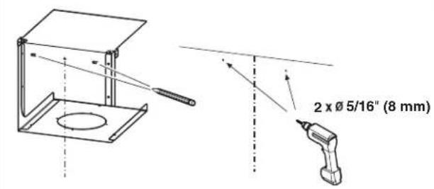 JENN-AIR JVR0436HS - Drill pilot holes - 1