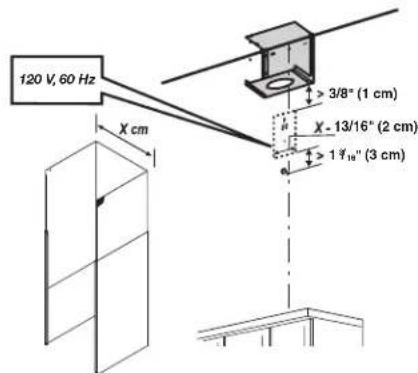 JENN-AIR JVR0436HS - Verify electrical outlet location - 1